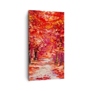 Schilderen op canvas - Herfst impressie - 45x80 cm