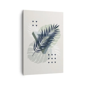 Schilderen op canvas - Natuur en geometrie - twee orden? - 70x100 cm