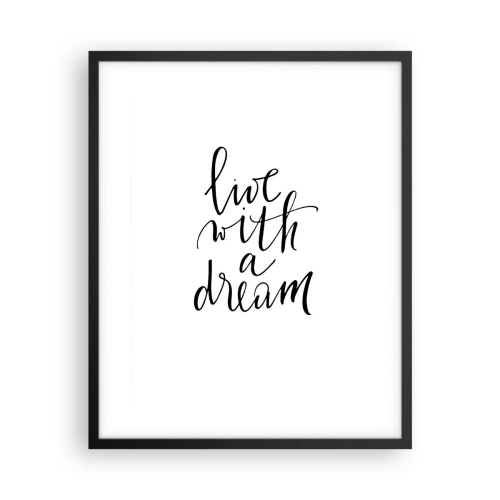 Poster in een zwarte lijst - Natuurlijk - 40x50 cm