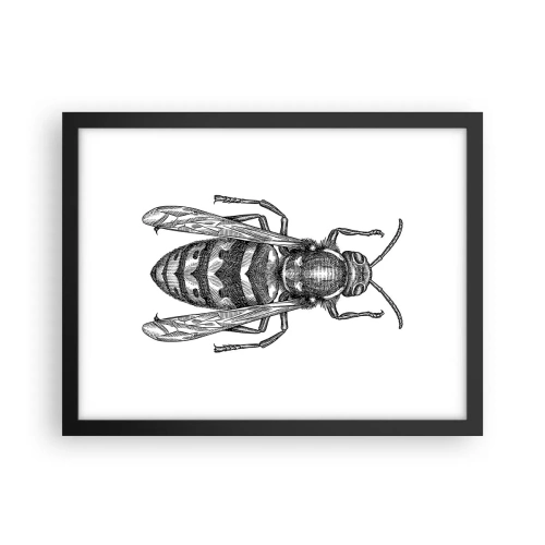 Poster in een zwarte lijst - Van een insectenplaneet - 40x30 cm