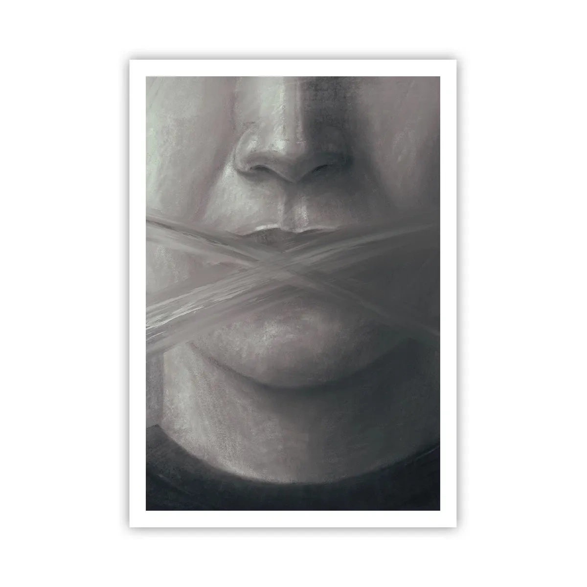 Poster - Zonder een woord - 70x100 cm