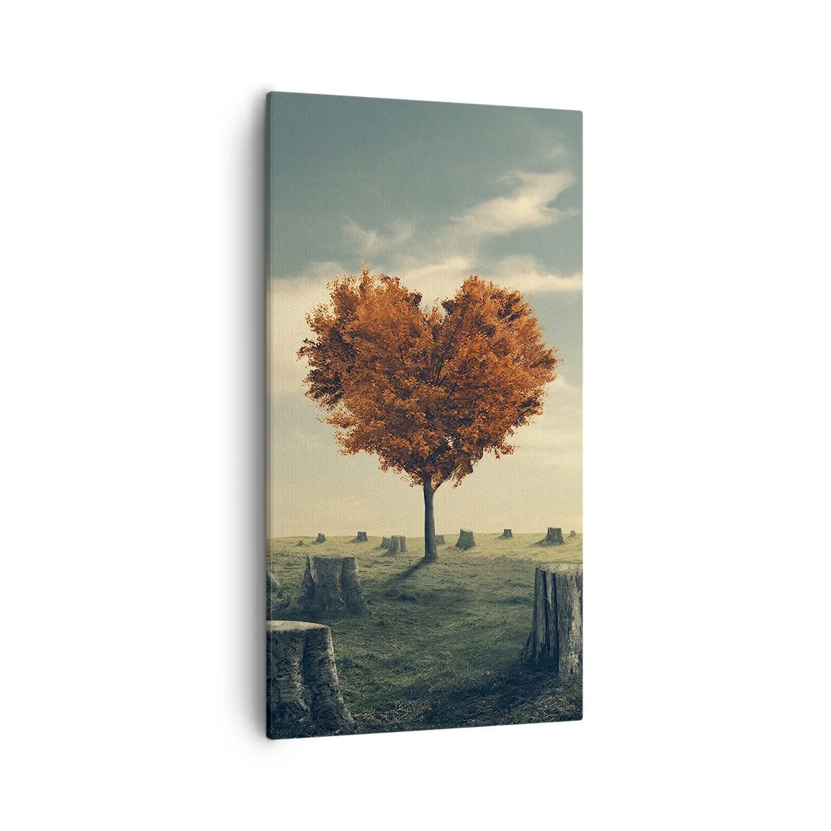 Schilderen op canvas - Er is nog steeds hoop - 55x100 cm