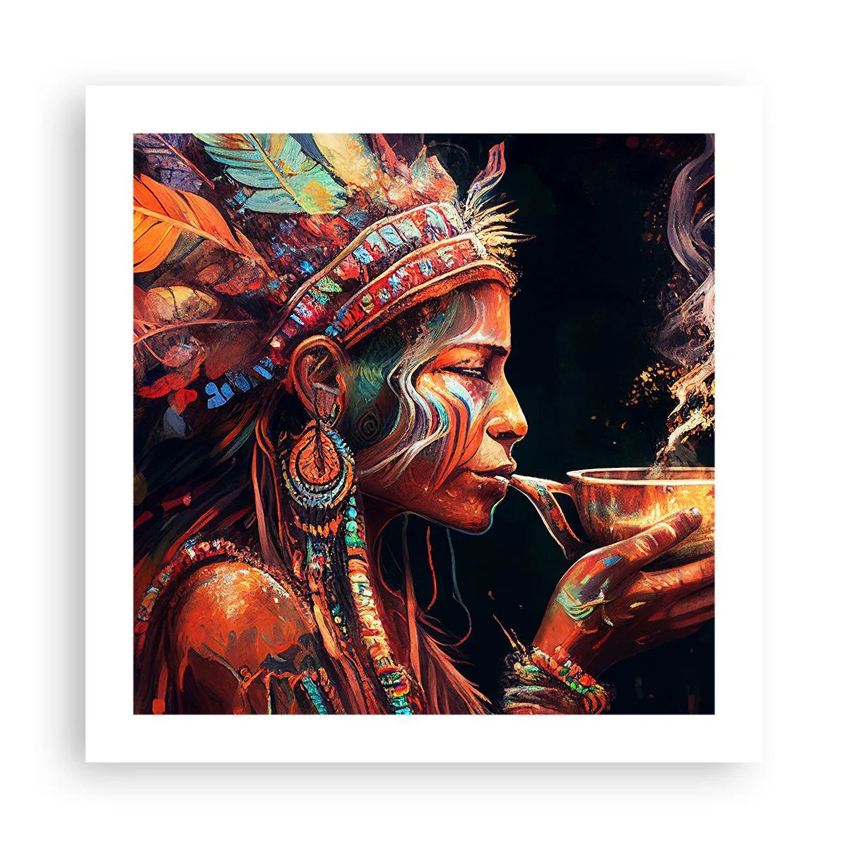 Poster - Magisch ritueel - 50x50 cm
