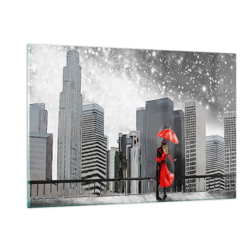 Schilderen op glas - De mens is geen steen - 120x80 cm
