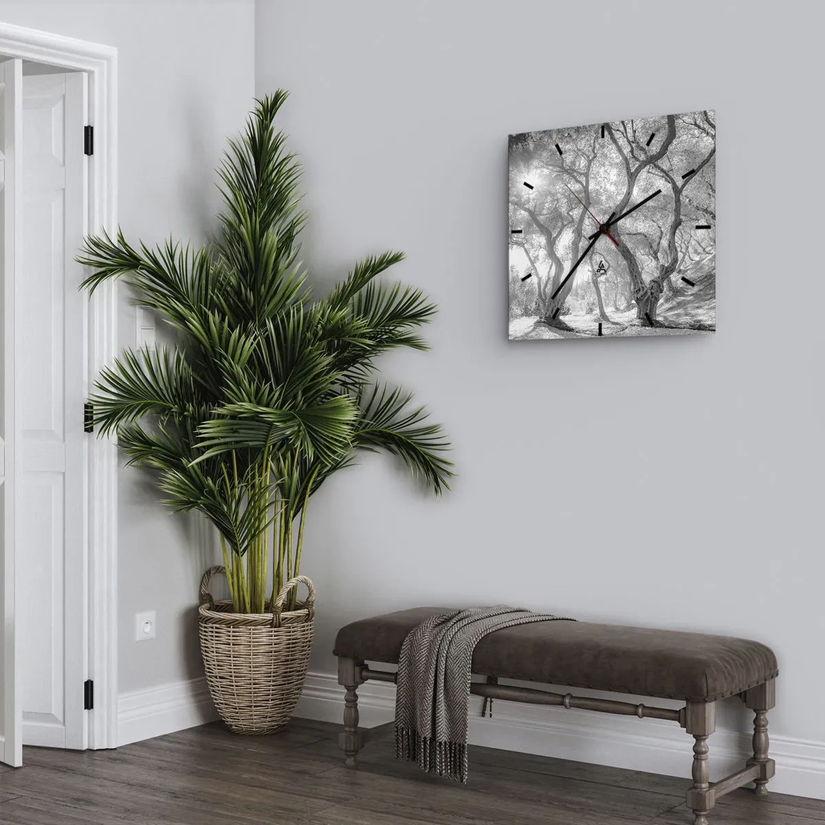 Wandklok - Klok - In de olijfboomgaard - 40x40 cm