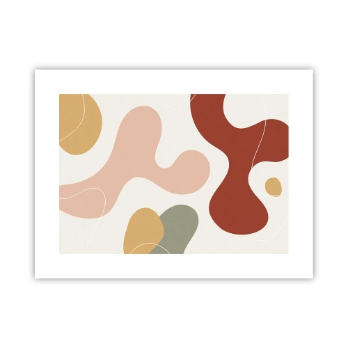 Poster - Kronkels of krullen? - 40x30 cm