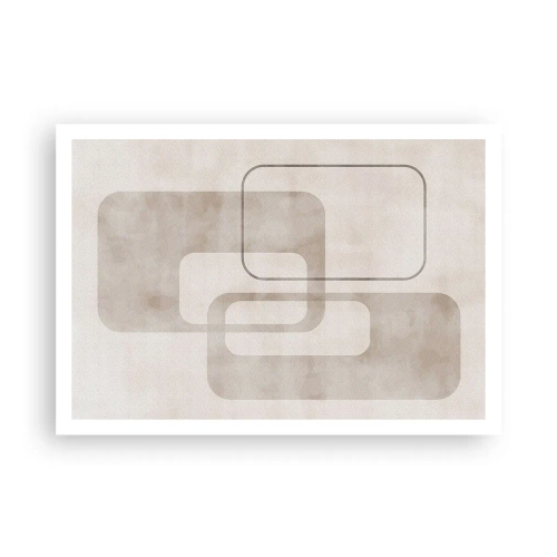 Poster - Geometrische voeg - 100x70 cm