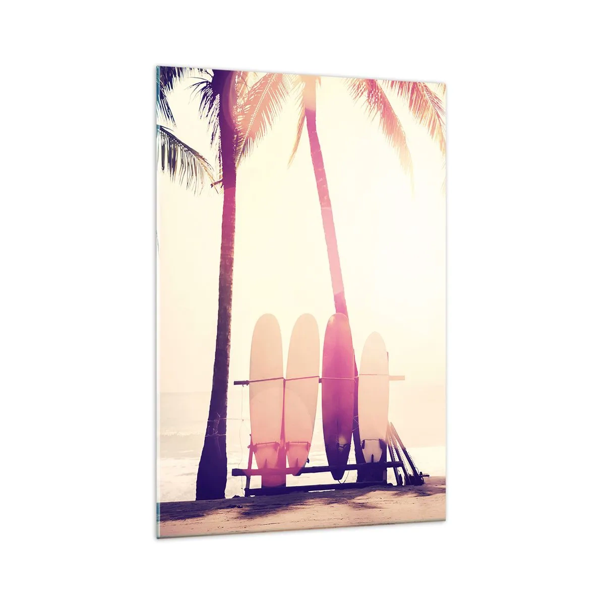 Schilderen op glas - Het wordt een geweldige dag - 70x100 cm