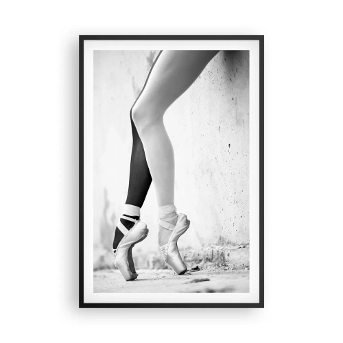 Poster in een zwarte lijst - Ballerina, voila! - 61x91 cm