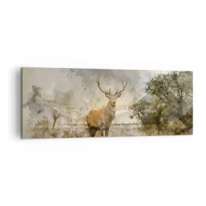 Schilderen op canvas - Waardigheid - kracht - waardigheid - 140x50 cm