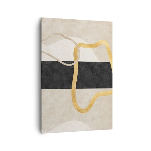 Schilderen op canvas - Verwarde vormen - 70x100 cm