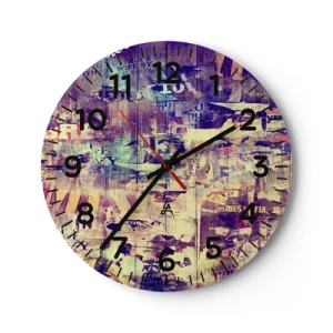 Wandklok - Klok - En dat is alles wat er zal blijven - 40x40 cm