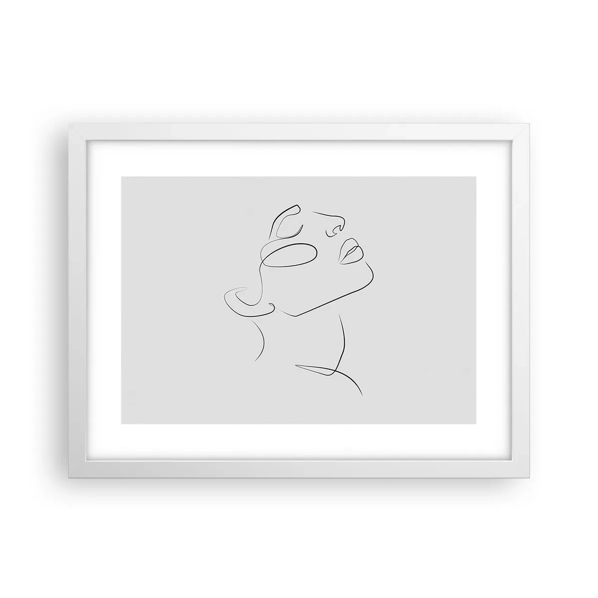 Poster in een witte lijst - De wendingen van dromen - 40x30 cm