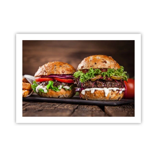 Poster - Amerikaanse droom - 70x50 cm