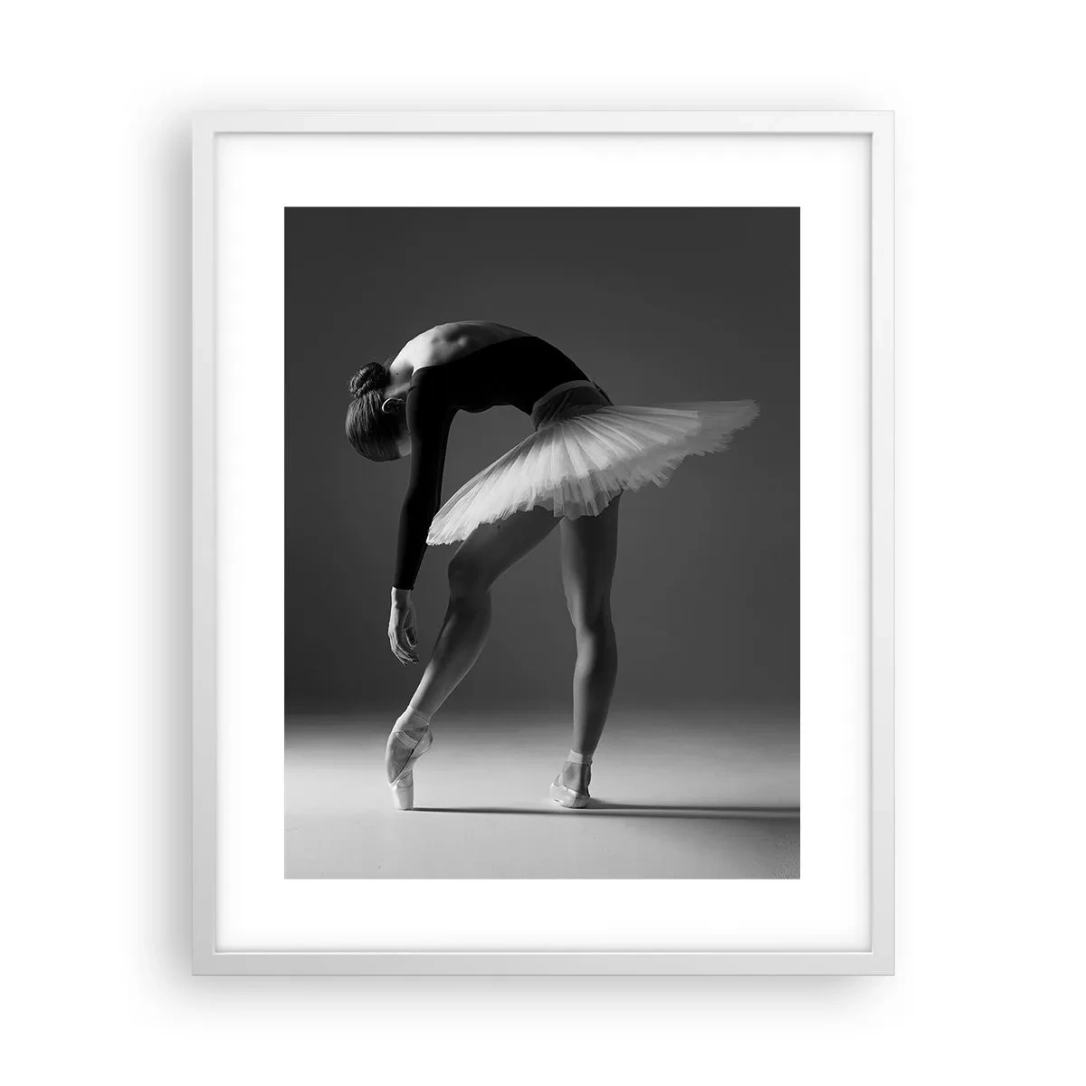 Poster in een witte lijst - Bella ballerina - 40x50 cm