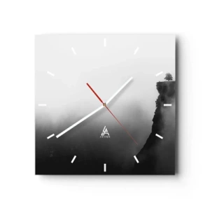 Wandklok - Klok - Aan de rand van de wereld - 40x40 cm