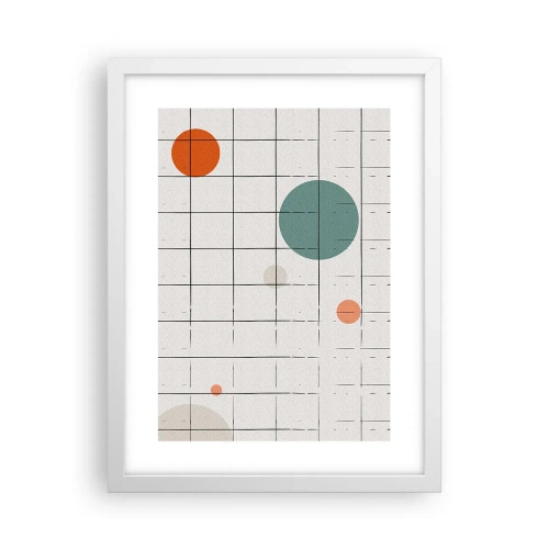 Poster in een witte lijst - Gevangen. Wij of zij? - 30x40 cm