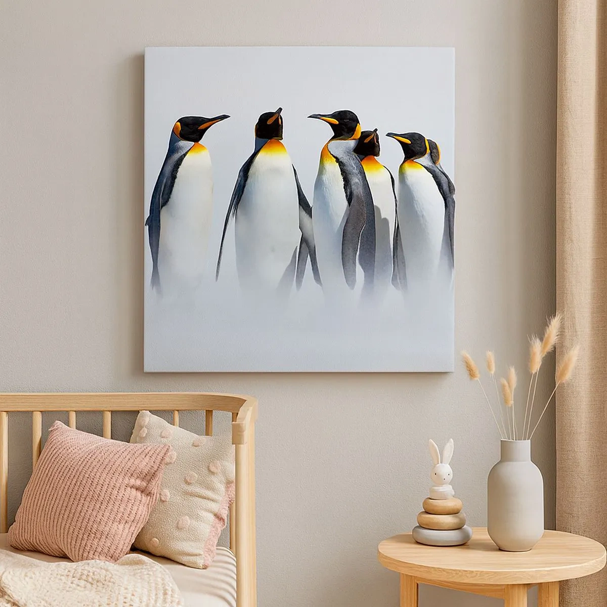 Schilderen op canvas - Ontmoeting in avondjurken - 30x30 cm