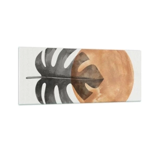 Schilderen op glas - Altijd de zon - 100x40 cm