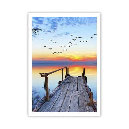 Poster - Het is tijd om terug te gaan... - 70x100 cm