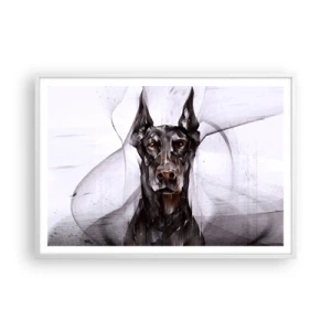 Poster in een witte lijst - Hooggeboren - 100x70 cm
