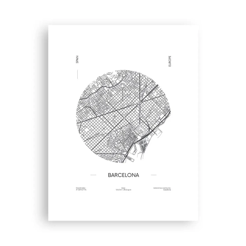 Poster - Anatomie van Barcelona - 30x40 cm