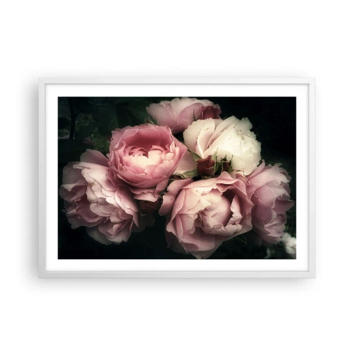 Poster in een witte lijst - De charme van belle epoque - 70x50 cm