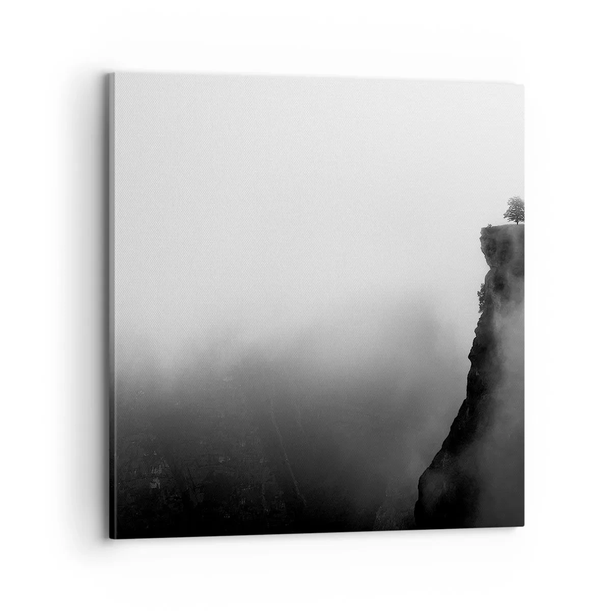 Schilderen op canvas - Aan de rand van de wereld - 70x70 cm