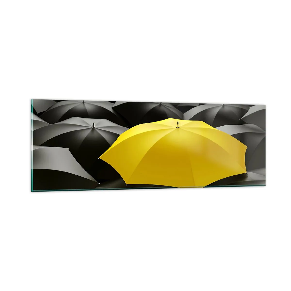 Schilderen op glas - Vaarwel verdriet - 90x30 cm