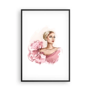 Poster in een zwarte lijst - Hoe geschilderd... - 61x91 cm