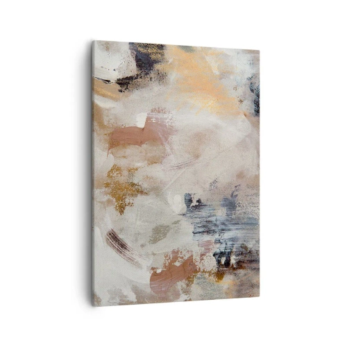 Schilderen op canvas - Mistige abstractie - 50x70 cm
