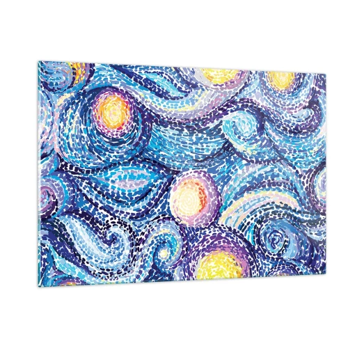 Schilderen op glas - Naar een schilderij van van Gogh - 120x80 cm