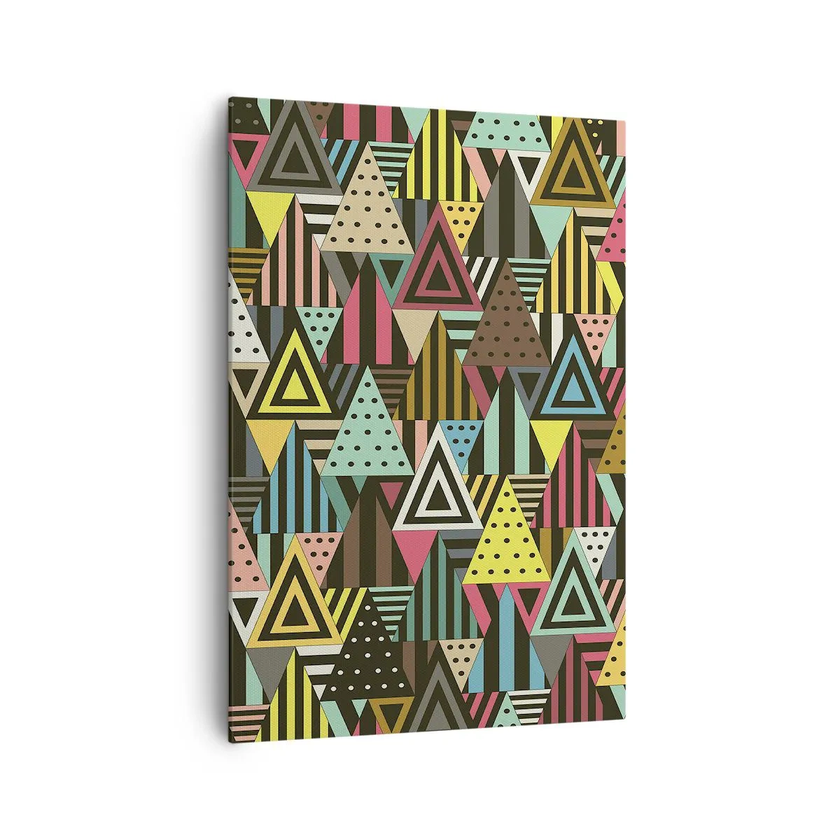 Schilderen op canvas - In ritme op drie - 70x100 cm