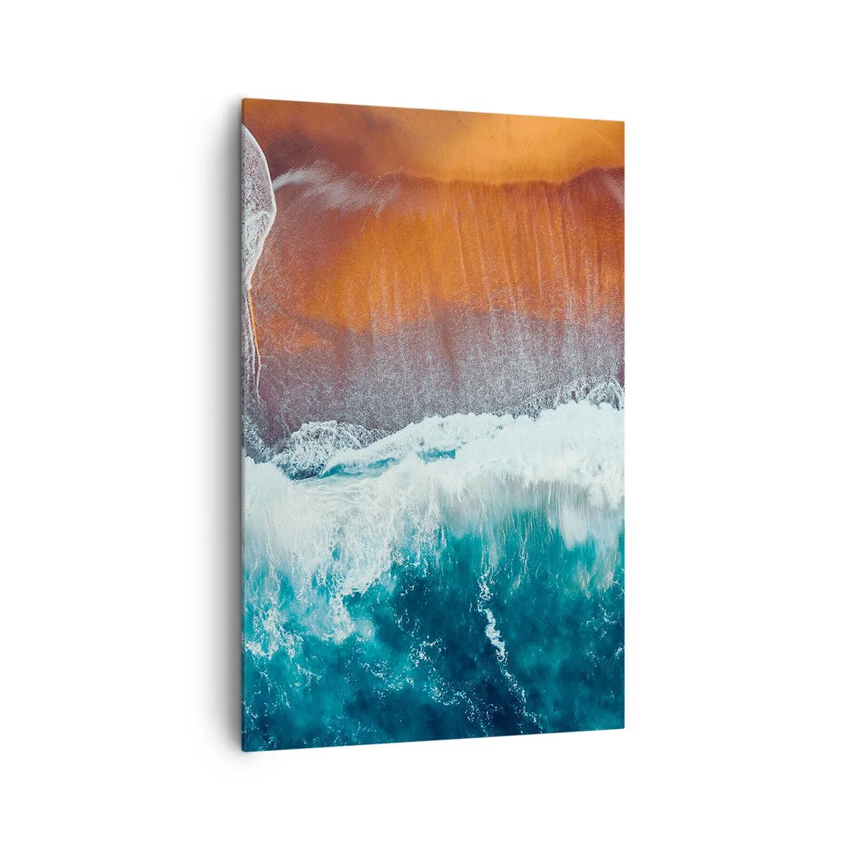 Schilderen op canvas - Aanraking van de oceaan - 80x120 cm