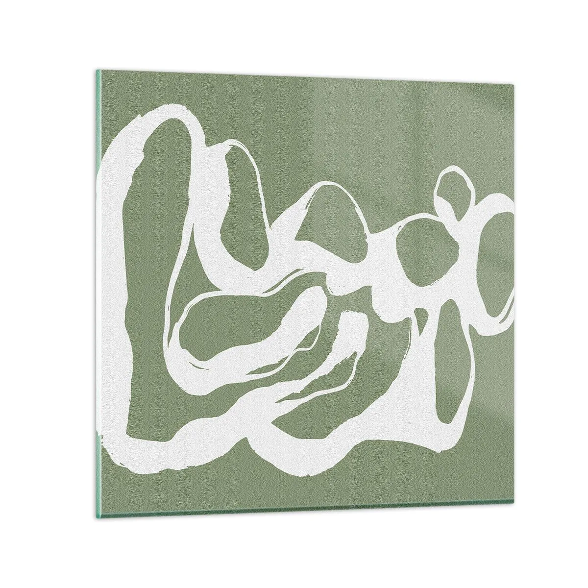 Schilderen op glas - De roep van de ruimte - 40x40 cm