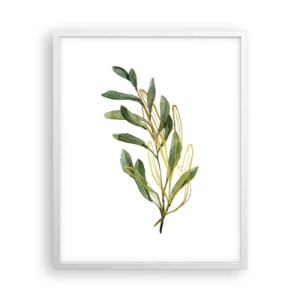 Poster in een witte lijst - Alles wat goed is - 40x50 cm