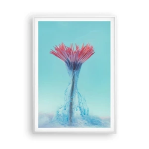 Poster in een witte lijst - In een verkwikkende omhelzing - 70x100 cm