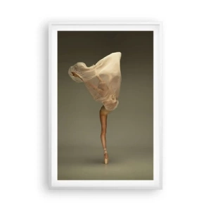 Poster in een witte lijst - Het zal snel omhoog vliegen - 61x91 cm