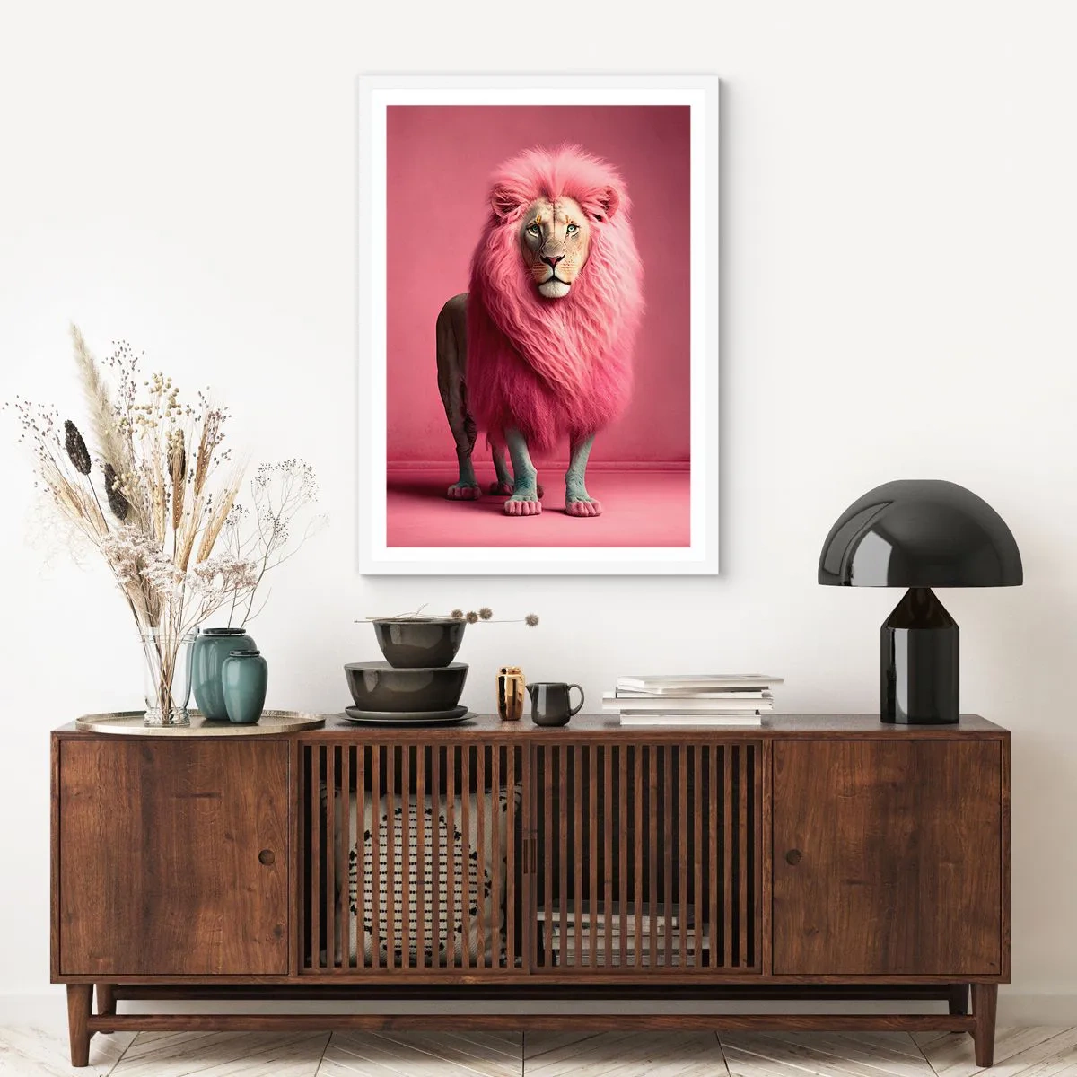 Poster in een witte lijst - En je bent niet meer bang - 30x40 cm