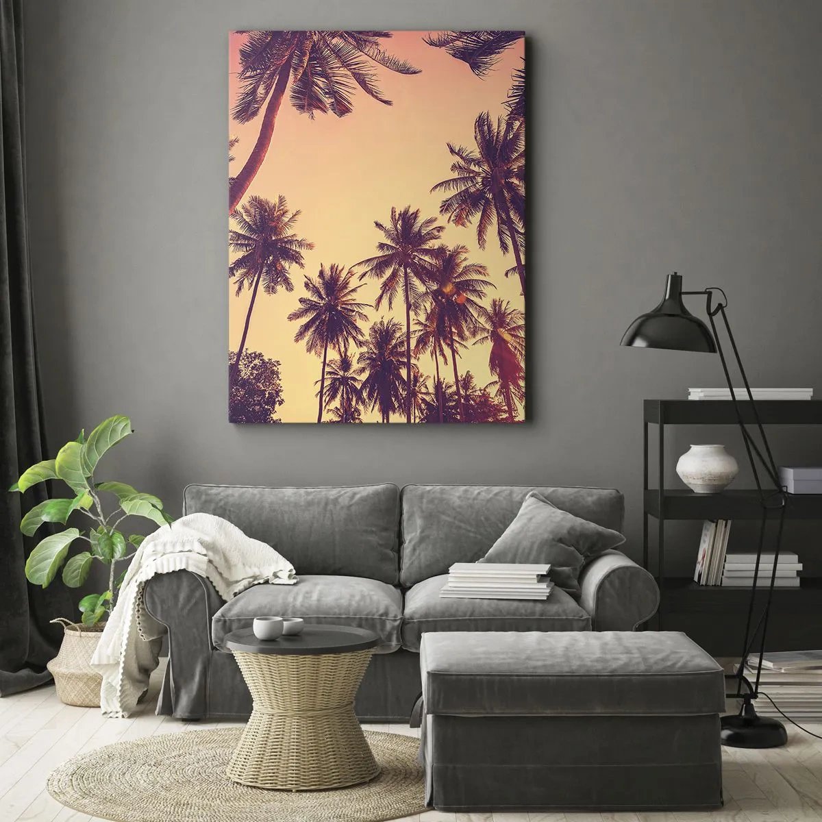 Schilderen op canvas - Een tropische variant - 45x80 cm