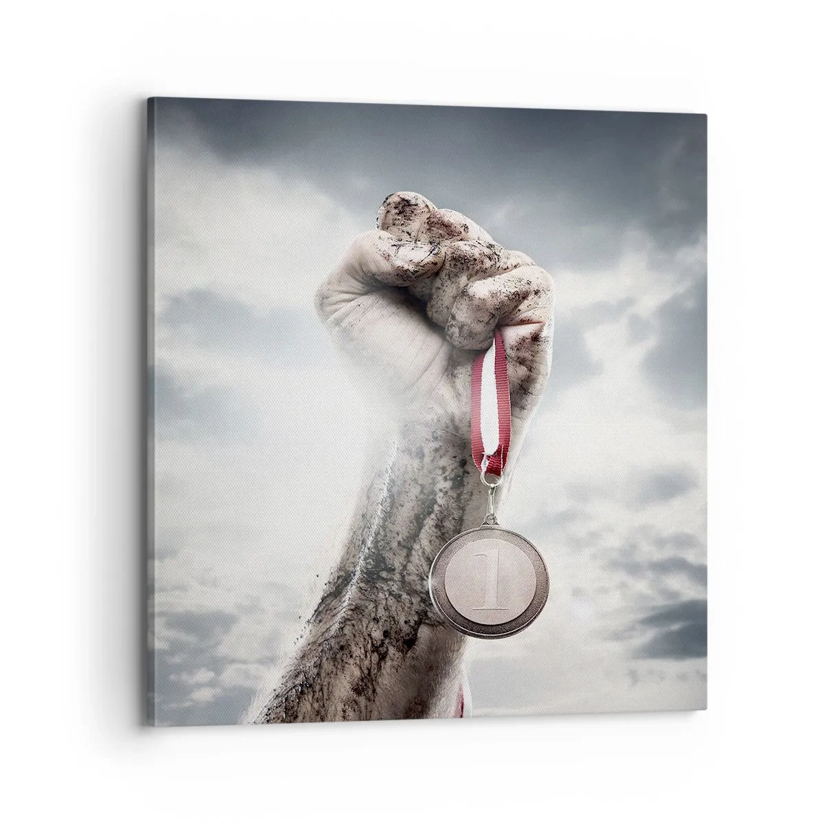 Schilderen op canvas - Per aspera ad astra - 70x70 cm