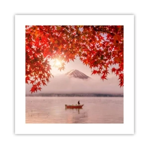 Poster - In het Japanse klimaat - 40x40 cm
