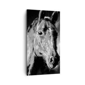 Schilderen op canvas - De glans van een nobele ziel - 45x80 cm