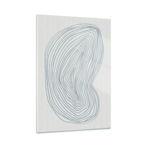 Schilderen op glas - De glimlach van één druppel - 50x70 cm