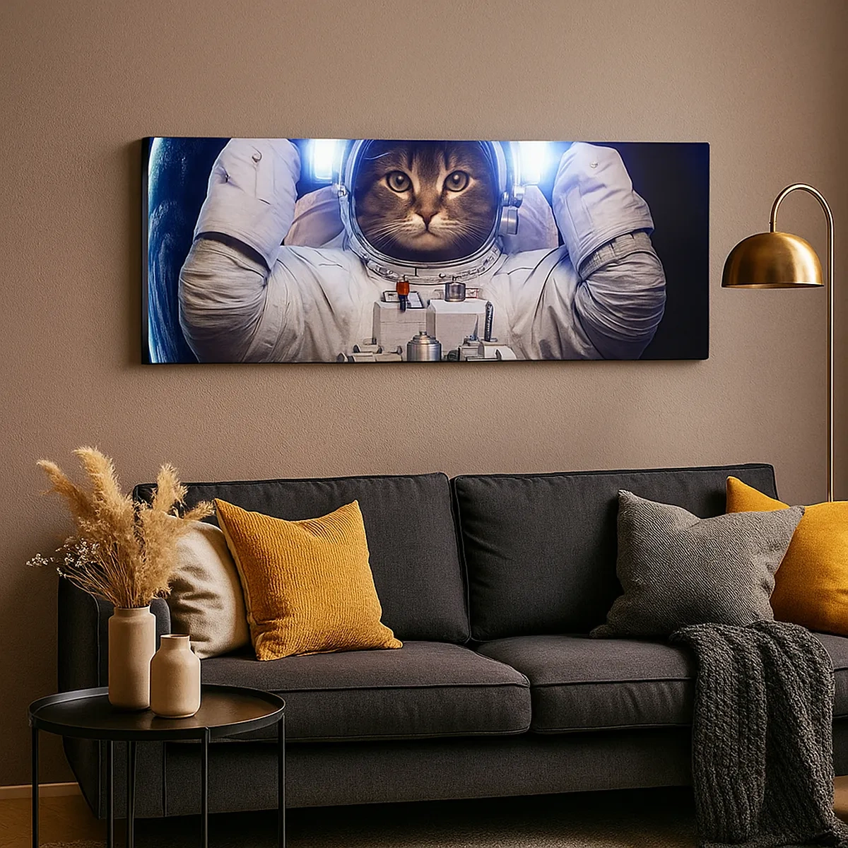 Schilderen op canvas - Houston, je hebt een probleem - 30x30 cm