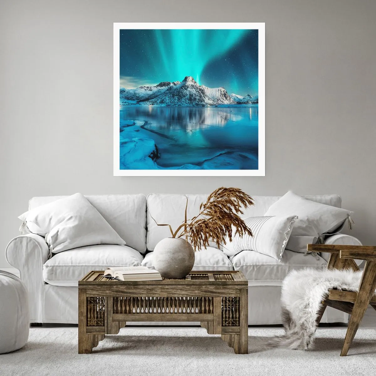 Poster - lichtnacht - 50x50 cm