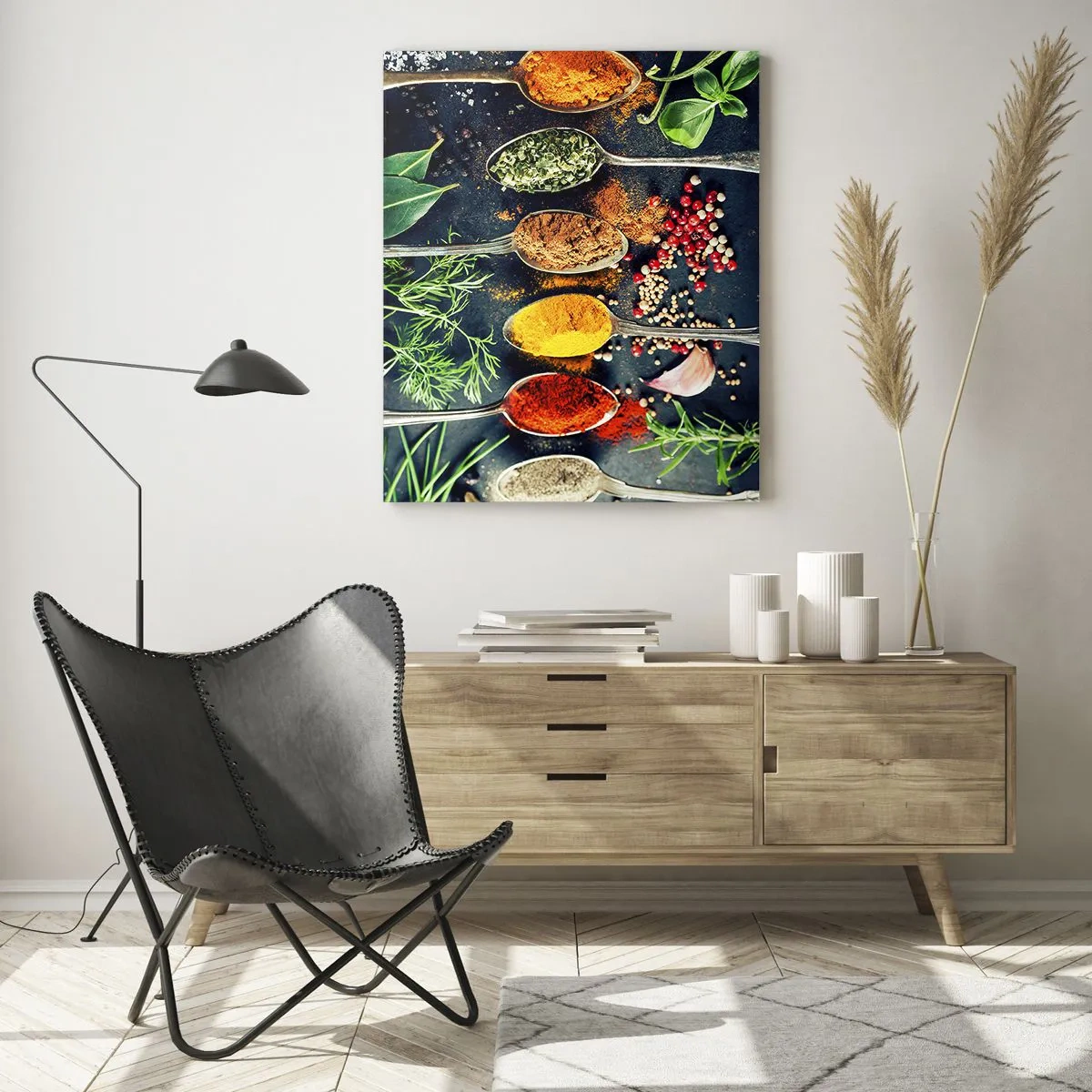 Schilderen op glas - Culinaire magie - 70x100 cm