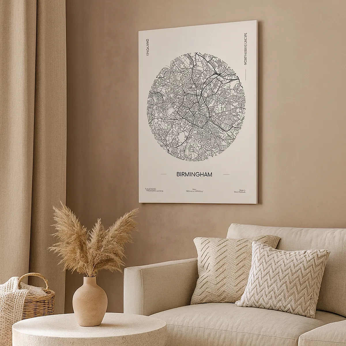 Schilderen op canvas - Anatomie van Birmingham - 50x70 cm