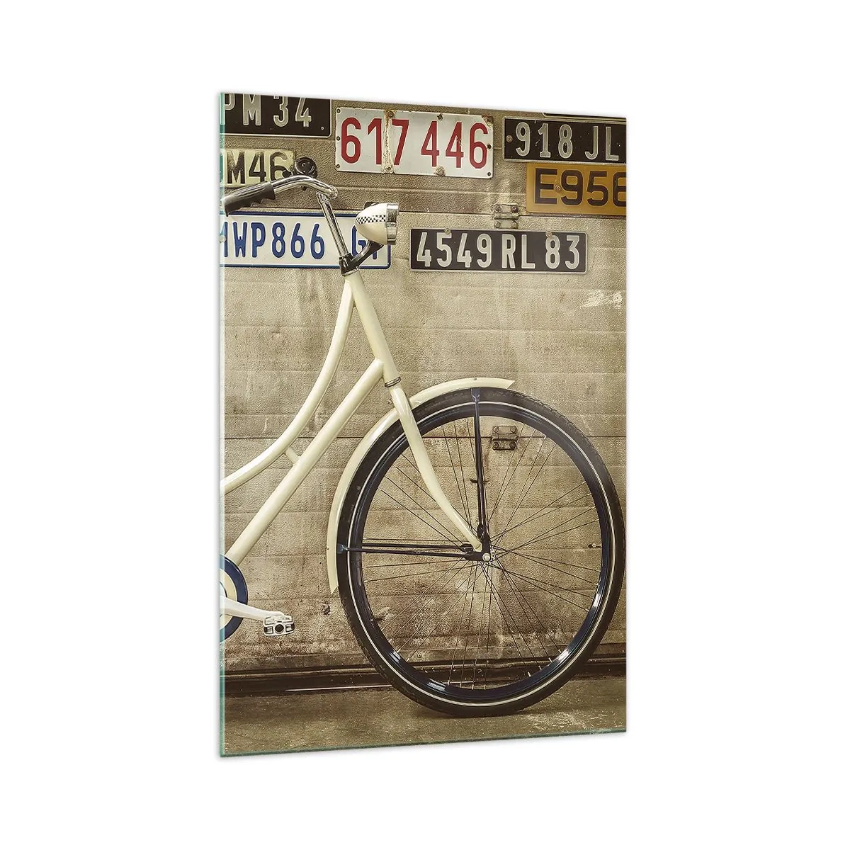 Schilderen op glas - Zonder complexen - 70x100 cm