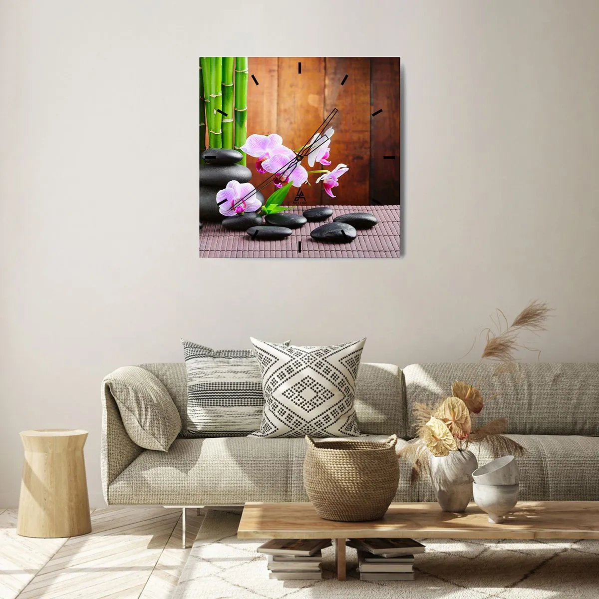 Wandklok - Klok - Maak kennis met de geneugten van het oosten - 30x30 cm